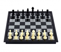 Шахматы-шашки магнитные пластиковые с доской (32 см)